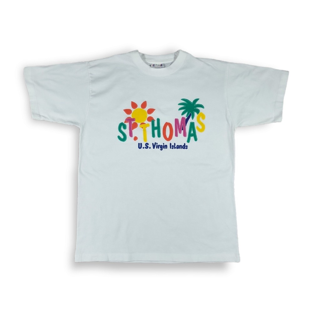 Vintage Paradise St. Thomas US Virgin Island‎ T-Shirt Size XL